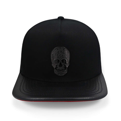 Gorra Cash Only Skull Cotton Negro Snap Unitalla