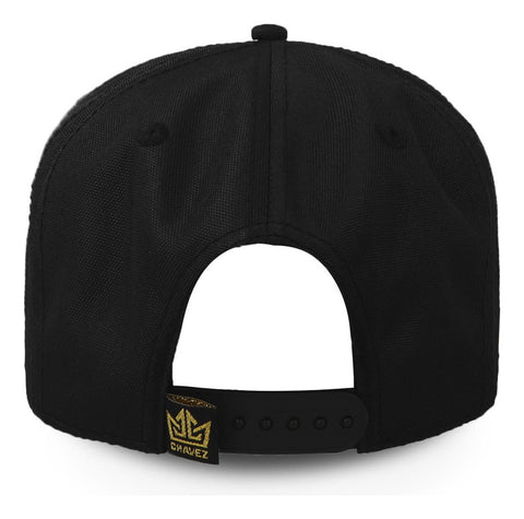 Gorra All In Chavez Golden Negra Unitalla