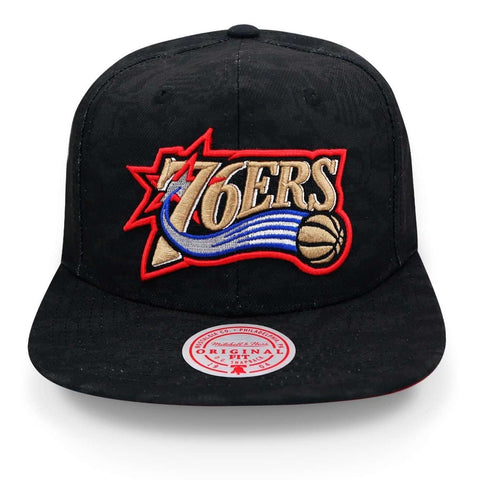 Gorra Mitchell & Ness Nba Team Digi Camo 76ers Negro Unitall