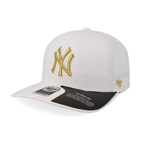 Gorra '47 MLB Yankees No Shot Mtl Strap MVP Blanco Unitalla