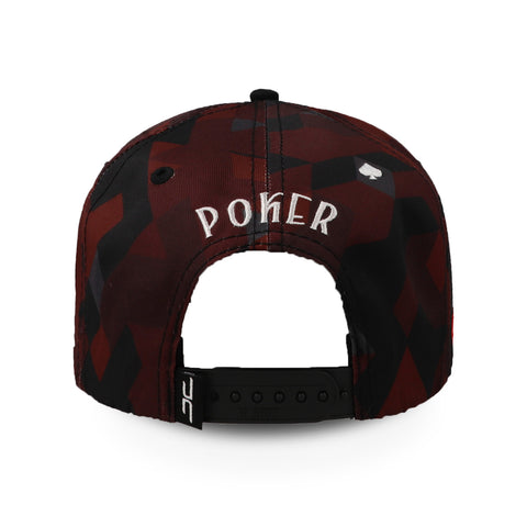 Gorra Jc Hats Hats Poker 1694 Camo Vino Unitalla