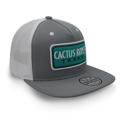 Gorra Hooey Cactus Ropes 5 Panel Gris Unitalla