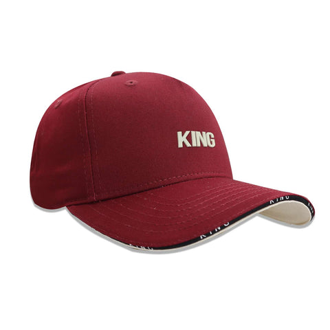 Gorra King London Stepney Peak Oxblood Vino Unitalla