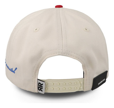 Gorra This Is Overrated (ouch) Beige Unitalla