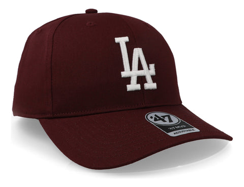 Gorra '47 MLB Dodgers Raised Basic MVP Guinda Unitalla