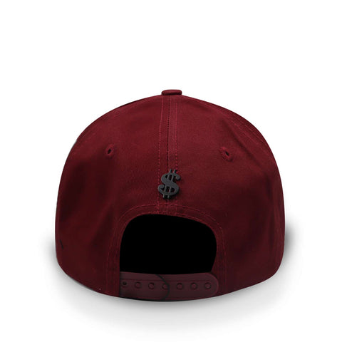 Gorra Cash Only Snapback Skull Vino Unitalla