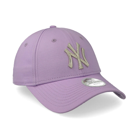 Gorra New Era 9 Forty MLB Yankees Wmns Metallic Logo Lila Unitalla