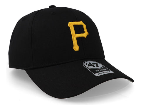 Gorra '47 MLB Pirates Raised Basic MVP Negro Unitalla