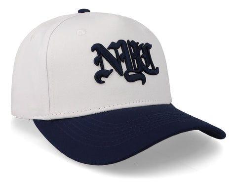 Gorra Overrated New York City Blanca Azul Blanco Unitalla