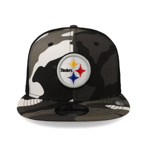 Gorra New Era 9 Fifty NFL Steelers Camo E3 Negro Unitalla