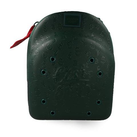 Cap Carrier Cash Only Fully Embossed Verde Unitalla