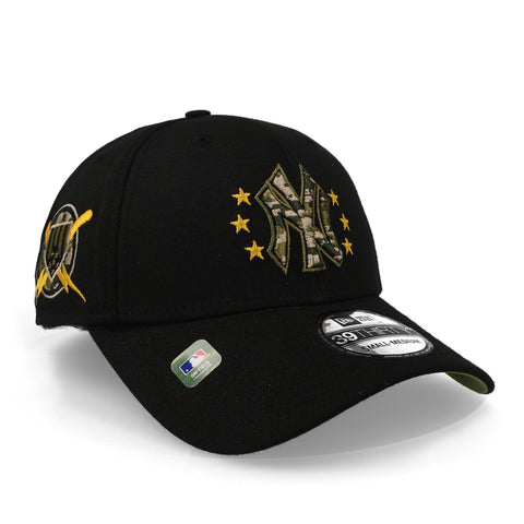 Gorra New Era 39 Thirty MLB Yankees Negro Cerrada