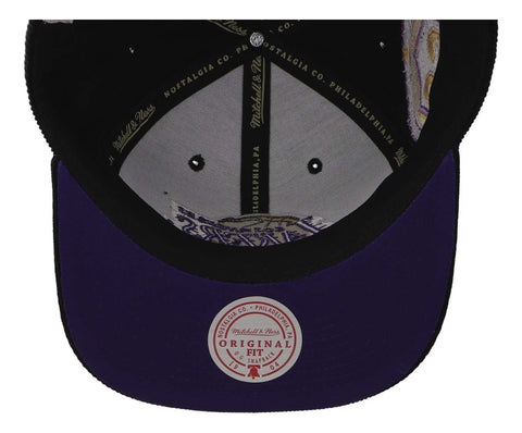 Gorra Mitchell & Ness Nba Lakers Negro Bcewhit Unitalla