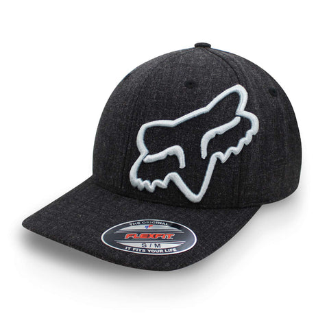 Gorra Fox Flexfit Clouded 27089 Negro Cerrada