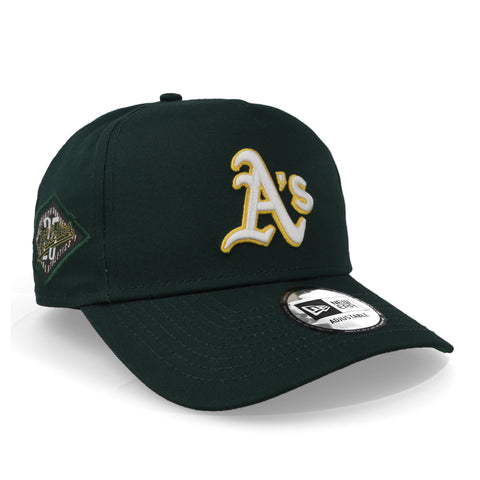 Gorra New Era 9Forty MLB Athletics Patch E Frame Verde