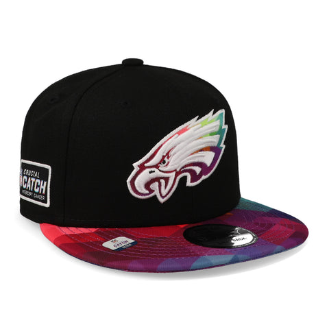 Gorra New Era 9 Fifty NFL Eagles Crucial Catch 23 Negro Unitalla