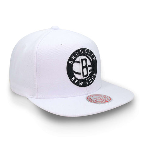 Gorra Mitchell & Ness NBA Core Basic Snap Nets Blanco Uni