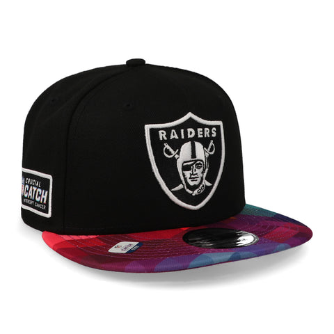 Gorra New Era 9 Fifty NFL Raiders Crucial Catch 23 Negro Unitalla