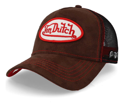 Gorra Von Dutch 9835505 Vdthlbsr Café /rojo Unitalla