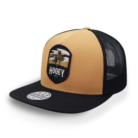 Gorra Hooey Cheyenne 5 Panel Trucker Patch Café Uni