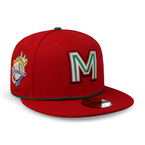 Gorra New Era  59 Fifty México Serie del Caribe Away 24 Rojo