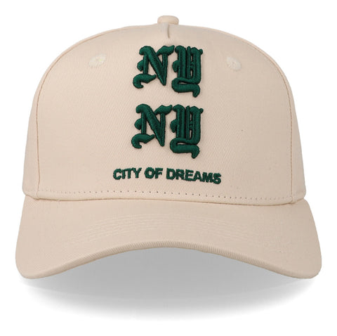 Gorra Overrated New York Of Dream Crema Beige Unitalla