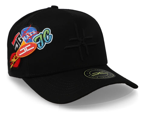 Gorra Jc Hats Doble Curve 2766 Negro Unitalla