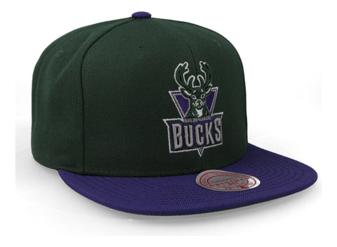 Gorra Mitchell & Ness NBA Bucks Team 2 Tone 2.0 Snapback Hwc