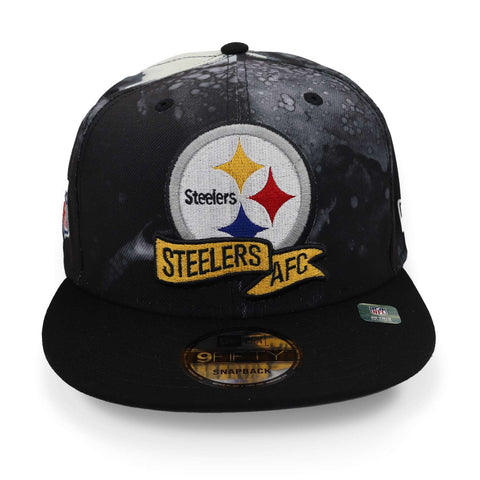 Gorra New Era 9Fifty NFL Steelers Sideline Shield Negro