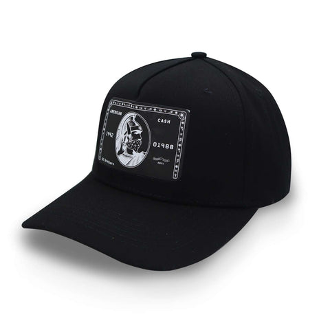 Gorra Gc Brothers Amex Snapback Curva Negro Unitalla