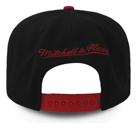 Gorra Mitchell & Ness Nba Cross Check Snapback Bulls Negro U