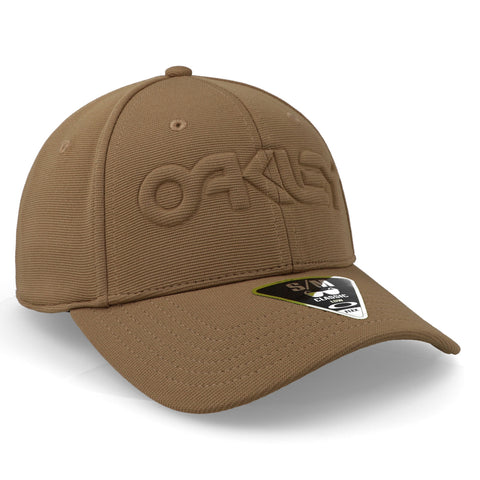 Gorra Oakley 6 Panel Stretch Hat Embossed Caqui Cerrada