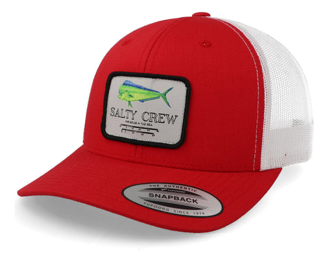Gorra Salty Crew Mahi Mount Retro 35035048 Trucker Rojo Unit