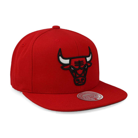 Gorra Mitchell & Ness NBA Team Ground Snapback Bulls Rojo