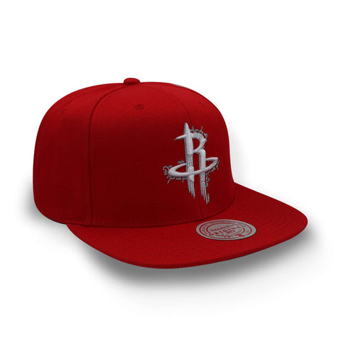 Gorra Mitchell & Ness NBA Embroidery Glitch Rockets Rojo Uni