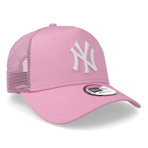 Gorra New Era 9 Forty MLB Yankees Trucker Rosa Claro Unitalla
