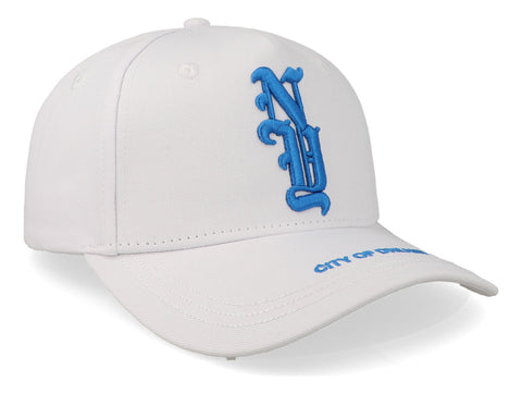 Gorra Overrated New York Blanca Azul Blanco Unitalla