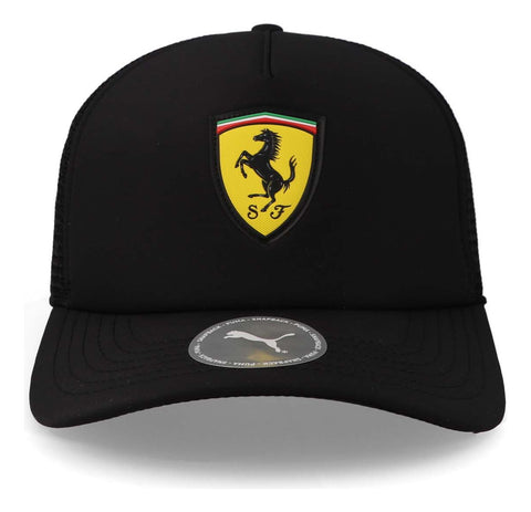 Gorra Ferrari Race Trucker 02516602 Negro Unitalla