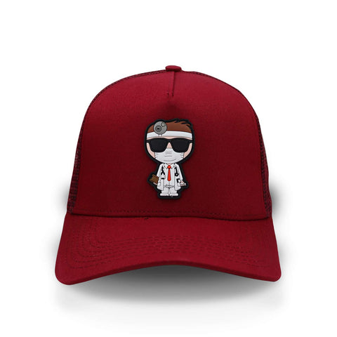 Gorra Viacci Doctor Trucker Vino Unitalla