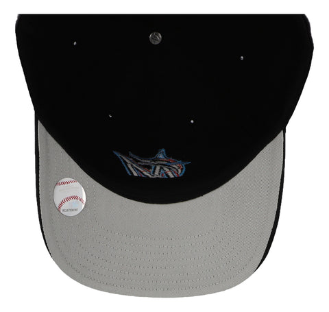 Gorra '47 MLB Marlins Raised Basic MVP Negro Unitalla