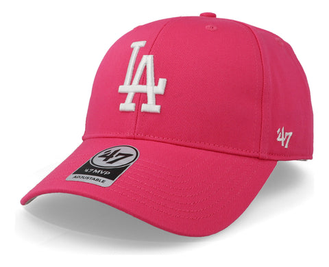 Gorra '47 MLB Dodgers Raised Basic MVP Rosa Unitalla