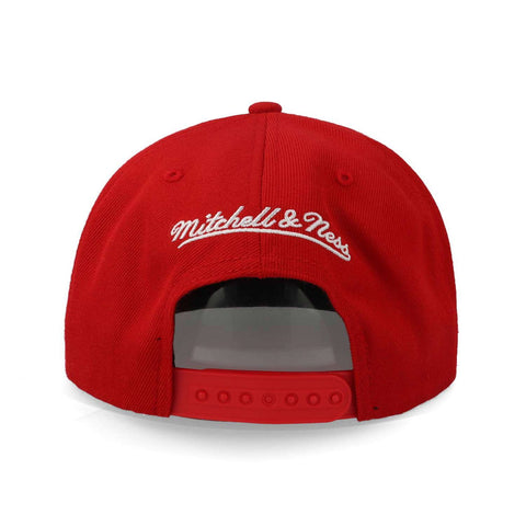 Gorra Mitchell & Ness NBA Team Ground Snapback Bulls Rojo