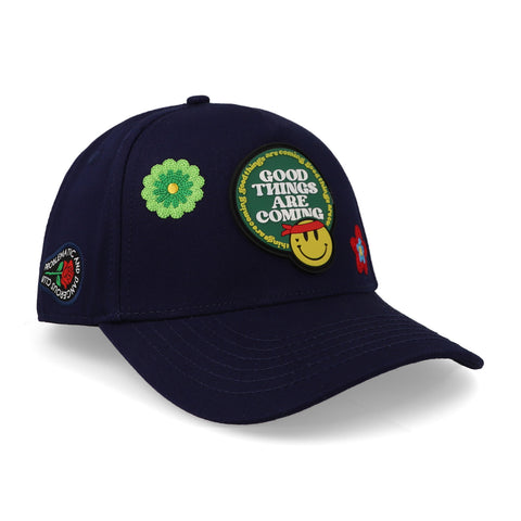 Gorra Problematic Good Things Curve Marino Unitalla