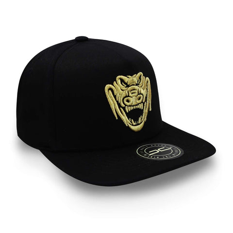 Gorra JC Hats Crocodile 1416 Negro Oro Unitalla