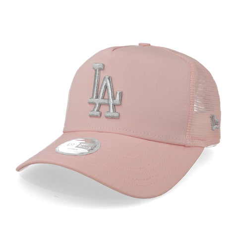 Gorra New Era 9 Forty MLB Dodgers Wmns Metallic Trucker Rosa Unitalla