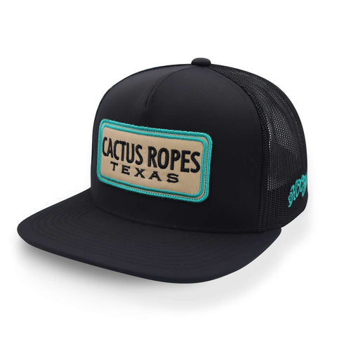 Gorra Hooey Cactus Ropes Cr063 Negro Unitalla