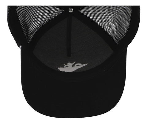 Gorra Hooey 4044tbk Whit 5 Panel High Profile Negro Unitalla