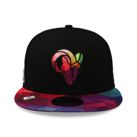 Gorra New Era 9Fifty NFL Rams Crucial Catch 23 Negro