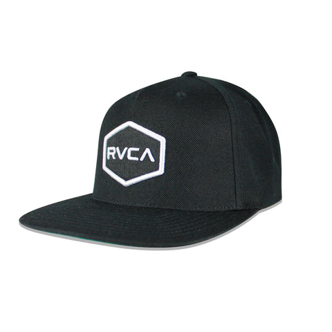 Gorra RVCA Snapback Common Wealth Negro Unitalla