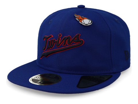 Gorra New Era 59 Fifty MLB Twins Cooperstown Pin Rc Cerrada